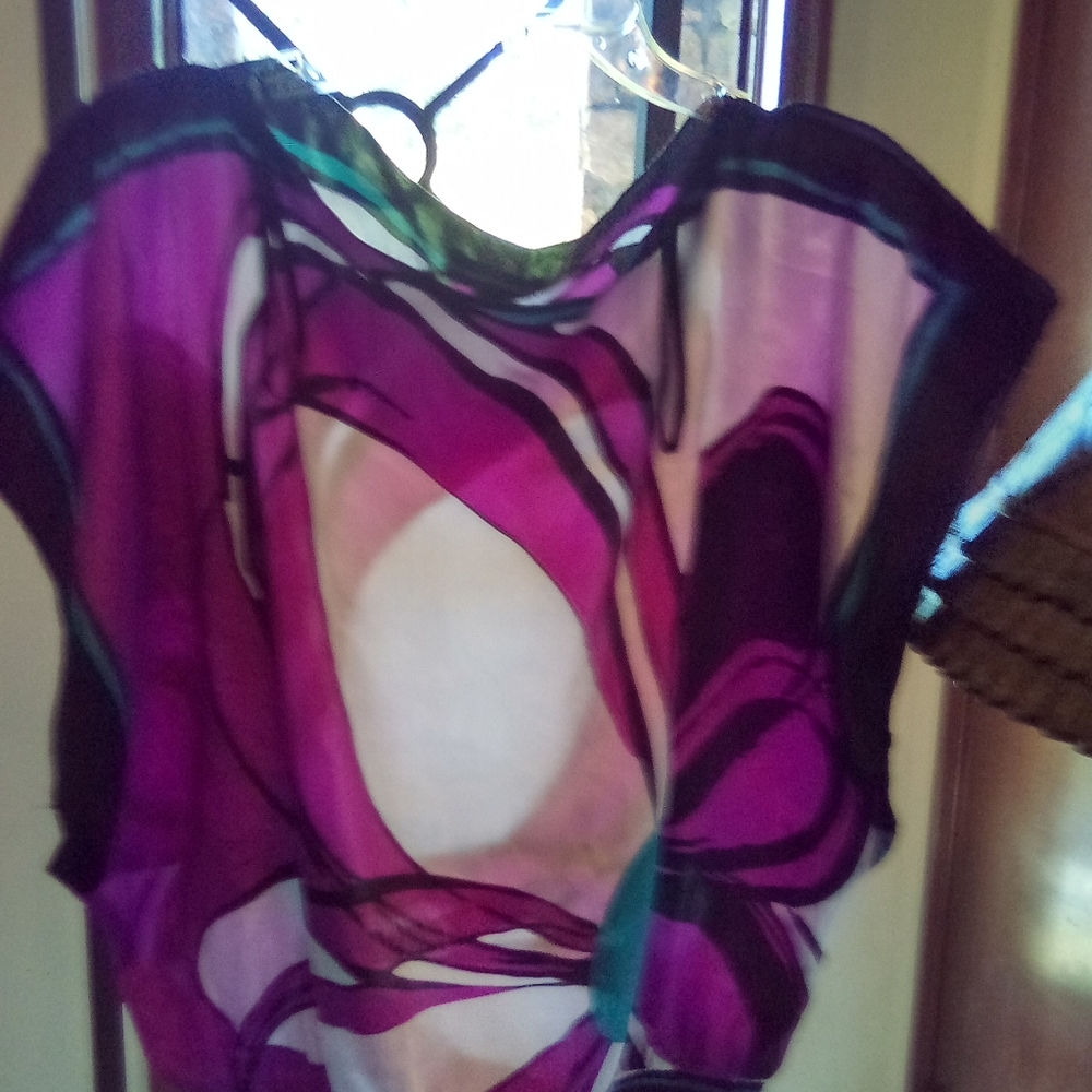 Lane Bryant short sleeve blouse